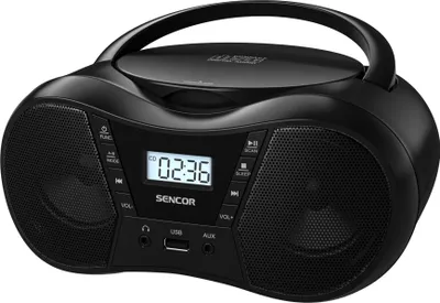 Obrázek produktu pro SENCOR SPT CD/MP3/USB/BT Black Bezdrátový boombox