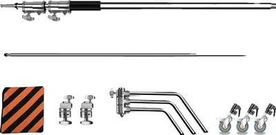 Produktbild von Fotostativ, Edelstahl, Auslegerarm, 2.6M mit Rad