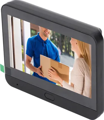 Obrázok produktu pre Inteligentný vizuálny zvonček 1080P 120 stupňov 4,3-palcová farebná obrazovka Digitálna videokamera Bezdrôtový dverový prehliadač PIR detekcia