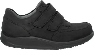 Produktbild von Waldläufer DYNAMIC HELGO Halbschuh, Klett , Crazy-Horse Leder, schwarz, Weite H 482304-158-001 40 1/2