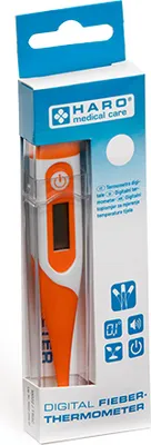 Immagine prodotto di HARO10022 Fieberthermometer flexible Spitze weiß/orange