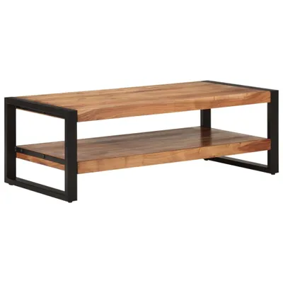 Productafbeelding van Salontafel 120x55x40 cm massief acaciahout