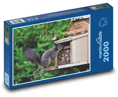 Zdjęcie produktu dla martinpuzzle - Puzzle 2000 - Veverka - orzech