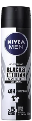 Produktbild von Nivea Deodorant-Spray 150 ml für Männer „Invisible Black & White Power“