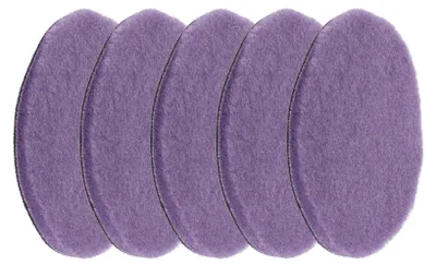 Produktbild von Gecko Schaumstoff-Wollpads Violet 140mm 5 Stück