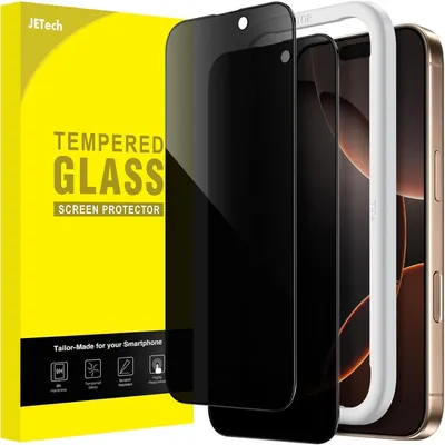 Obrázok produktu pre Ochranná fólia na obrazovku pre iPhone 16 Pro Max, 6,9 palca, čierna, 2 kusy, s ochranou proti pohľadom, tvrdené sklo