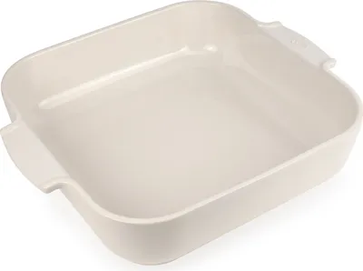 Produktbild von Peugeot quadratische Auflaufform Appolia Ofenform Keramik Ecru 36 cm 60121