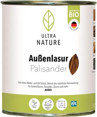 Produktbild von Ultra Nature Außenlasur Palisander 0,75 l - 682366