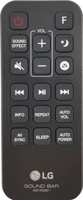 Produktbild von Originale LG Soundbar Fernbedienung AKB74935611