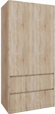 Immagine prodotto di BDW Armadio con cassetti, armadio da corridoio a 2 ante, rovere Sonoma