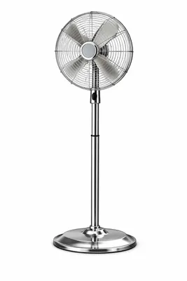 Produktbild von Standventilator aus Metall – Design Bodenventilator extra leise mit 3 Leistungsstufen – mit verstellbarem Neigungswinkel (Standventilator Ø 40 cm)