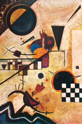 Obrázek produktu pro Wassily Kandinsky art print obraz - Gegenklänge, 1924 (120 x 80 cm)