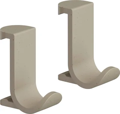 Produktbild von hansgrohe WallStoris Planet Edition Handtuchhaken breit, 2Stück, Sand recycelt, 28915210