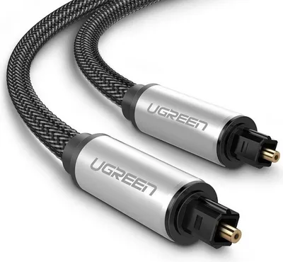 Produktbild von Ugreen Toslink Optisches Audiokabel 3 Meter Surround-Sounds Verbindung Digitalkabel, schwarz