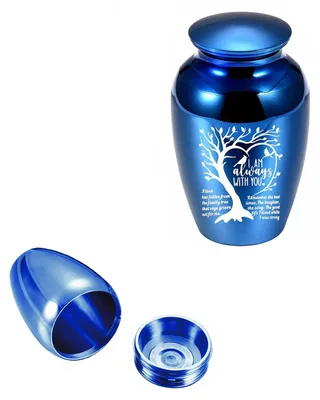 Productafbeelding van Mini Crematie Urn voor As van Huisdieren en Mensen (Blauw)