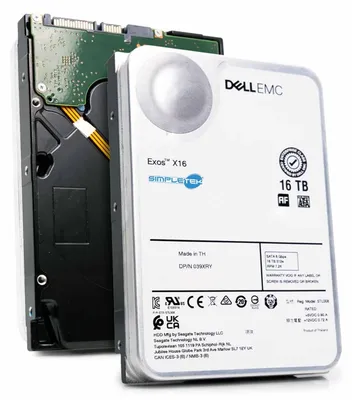 Produktbild von Seagate Exos X16, 16 TB, 3,5-Zoll SATA Festplatte (HDD), 7200 U/min, 256 MB Cache, CMR
