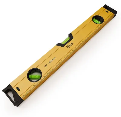 Produktbild von Wasserwaage 40 cm klein magnetisch, Magnetwasserwaage mit 40cm Lineal, Aluminium
