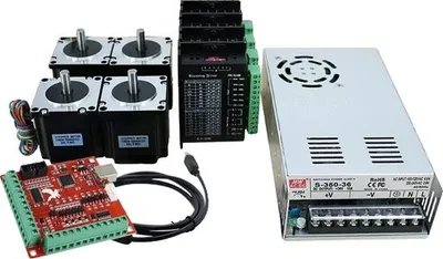 Obrázek produktu pro Sada CNC, krokový motor Nema 23, ovladač TB6600