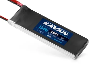 Produktbild von Kavan 3300mAh/7 4V 40/80C 24 Modellbauakkus