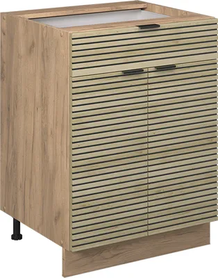 Produktbild von Küchenunterschrank Vicco Fame-Line Eiche Paneel 60 cm mit Schublade, ohne Arbeitsplatte, Model 51363
