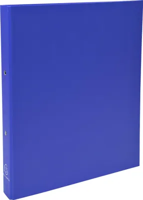 Image de Exacompta 20x Classeur rembordé polypropylène 2 anneaux 30mm A4 Bleu 54372E