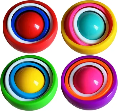 Produktbild von 4 Stück Fidget Toys, Fidget Toy Set, Langlebig und Farbenfroh Sensory Toys, Sensorisches Spielzeug Zur Stressabbau, Autismus Spielzeug, für Kinder