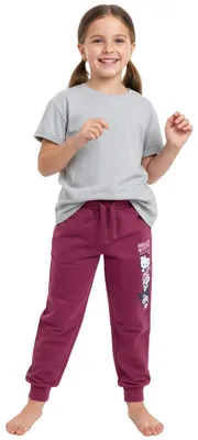 Produktbild von Hello Kitty Jogginghose für Mädchen - Friends Kuromi & My Melody Kinder Trainingshose Sweathose Hose Pink 122-128