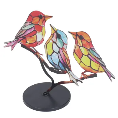 Produktbild von Legierung Metall Vogel Serie,Metall Vogel Serie,Metall bunte Vögel,Metall Vogel Dekoration,Metall Vogel Kunst Ornamente,Metall Wand Kunst Vögel