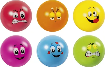 Produktbild von BRUNNEN Stressball 6 Motive/Farben 1027357