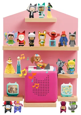 Produktbild von Magnetisches Regal für Toniebox und Figuren aus Holz
