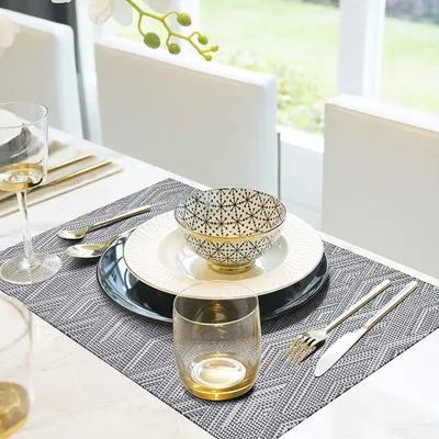 Produktbild von INF 6er Set Tischsets Grau
