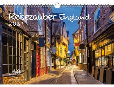 Produktbild von Reisezauber England DIN A3 Kalender für 2027 London Stadt Reise Land Urlaub - Seelenzauber