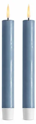 Produktbild von Deluxe Homeart Stabkerzen LED Dust Blue (24cm) (2-teilig)