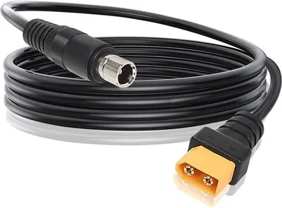 Image de Câble d'alimentation XT60 vers DC8020 pour panneau solaire et batterie, 1,5 m