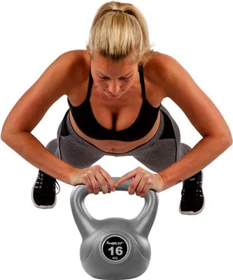 Obrázek produktu pro Movit Kettlebell činka, 4 kg, šedá/černá