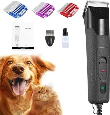 Obrázok produktu pre Strihanie psov 2 rýchlosti – odnímateľná čepeľ – hustá srsť – profesionálne