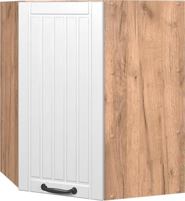 Produktbild von Eckhängeschrank Vicco Fame-Line Weiß Landhaus 57 cm, Model 56799