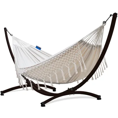 Immagine prodotto di Amaca Potenza con telaio Per due persone Amaca 220x160 cm I Telaio 220kg