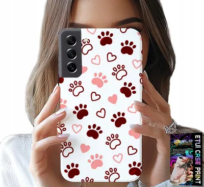 Produktbild von Hülle Für Samsung Galaxy S22 - Hundepfoten Auf Weissem Hintergrund, Hund, Katze, Bär