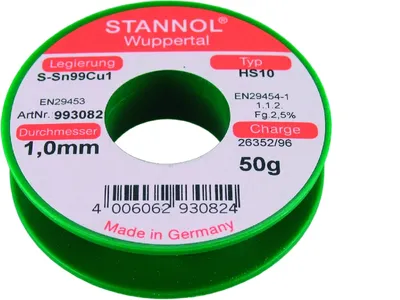Produktbild von Lötdraht Bleifrei 1,5mm 250 Gr von HaWe