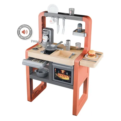 Produktbild von Smoby Spielküche Safran mit elektr. Kochfeld, viel Zubehör, ab 3 Jahre