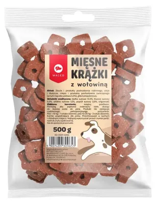 Immagine prodotto di Fette di carne MASED con manzo per cani - 500 g