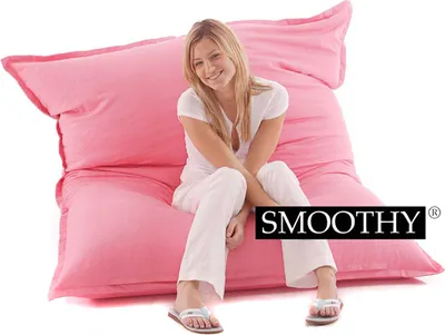 Produktbild von Smoothy Classic Baumwolle Sitzsack - Flamenco-Pink -