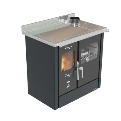 Image de Lincar Omega 9,33 KW poêle à bois - couleur fusil