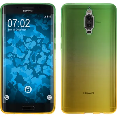 Produktbild von PhoneNatic Case kompatibel mit Huawei Mate 9 Pro - Design:03 Silikon Hülle Ombrè + 2 Schutzfolien