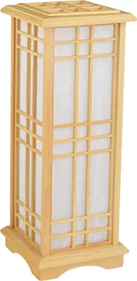 Produktbild von Stehlampe, elegantes Design, energieeffiziente Beleuchtung, Holzfarbe