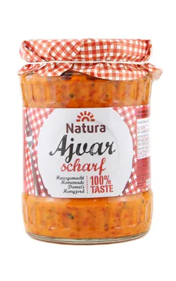 Produktbild von Natura Ajvar scharf Hausgemacht 540g