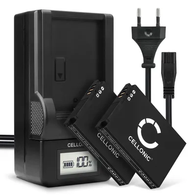 Produktbild von CELLONIC 2x Akku kompatibel mit Samsung ES50, ES55, EX2F, HZ10W, SLB-10A