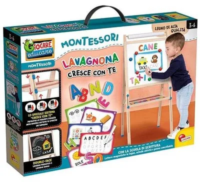 Immagine prodotto di Lavagna in legno per la scuola Montessori