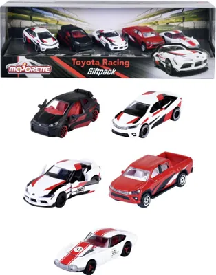 Zdjęcie produktu dla Majorette Toyota -kilpa-autot, 5 kpl, lahjapakkaus